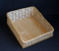 1 wicker box with beveled sides 2